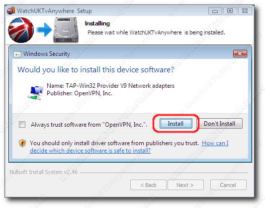 Install Tap Driver Windows 10